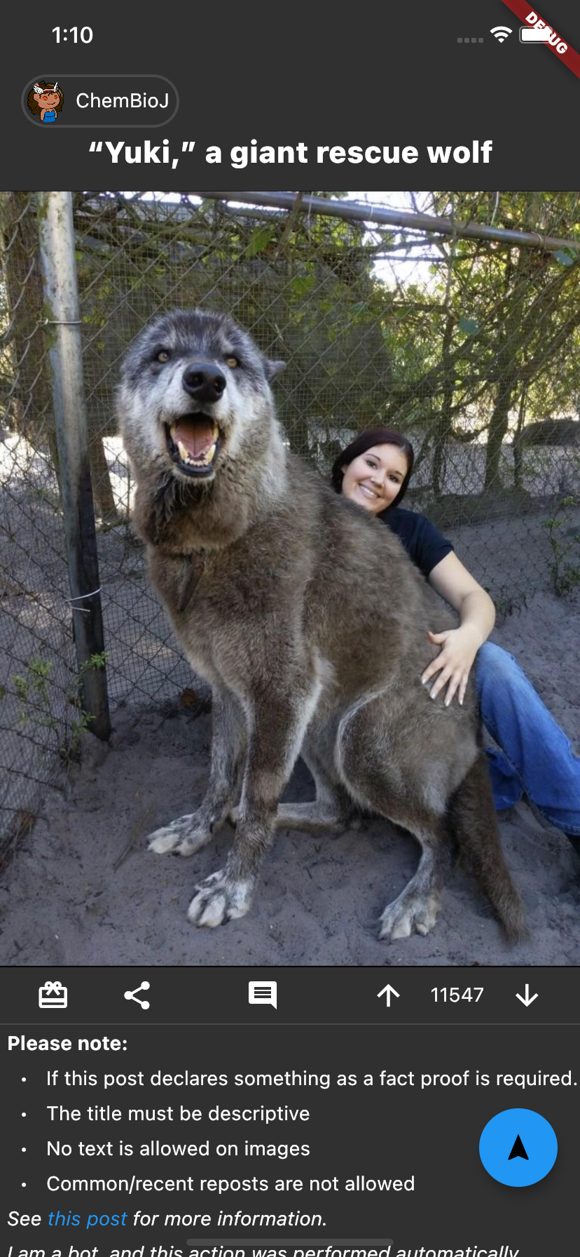 Swipey for Reddit screenshot 1